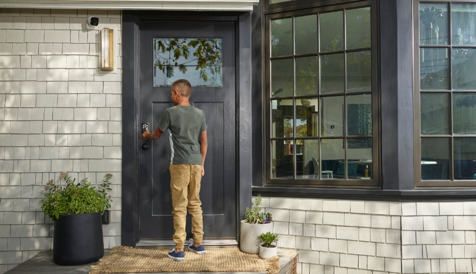 Vivint Smart Lock on home in West Palm Beach