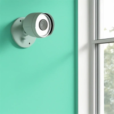 West Palm Beach vivint camera facing a window